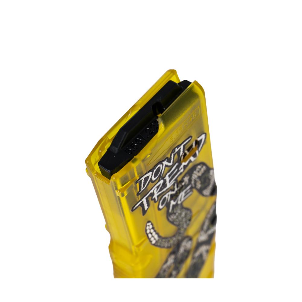 Amend2 AR-15 Rifle Magazine Translucent Yellow Don't Tread On Me 5.56x45mm/.223 Rem 30/rd