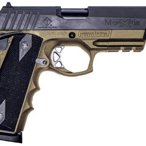 ATI FXH-45 Moxie Handgun .45 ACP 8rd Magazine 5" Barrel Black Slide FDE Frame and Black Grips