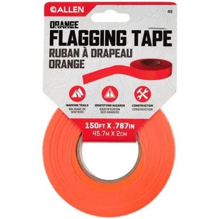 Allen Flagging Tape .787"x150' PDQ Orange - Single Roll
