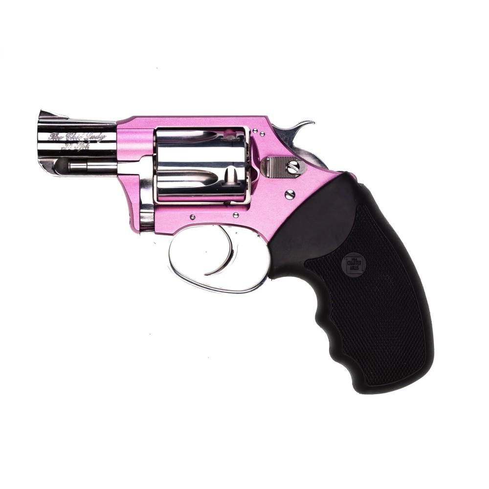Charter arms Chic Lady Handgun .38 Spl 5rd Capacity 2" Barrel Pink with Black Compact Grip