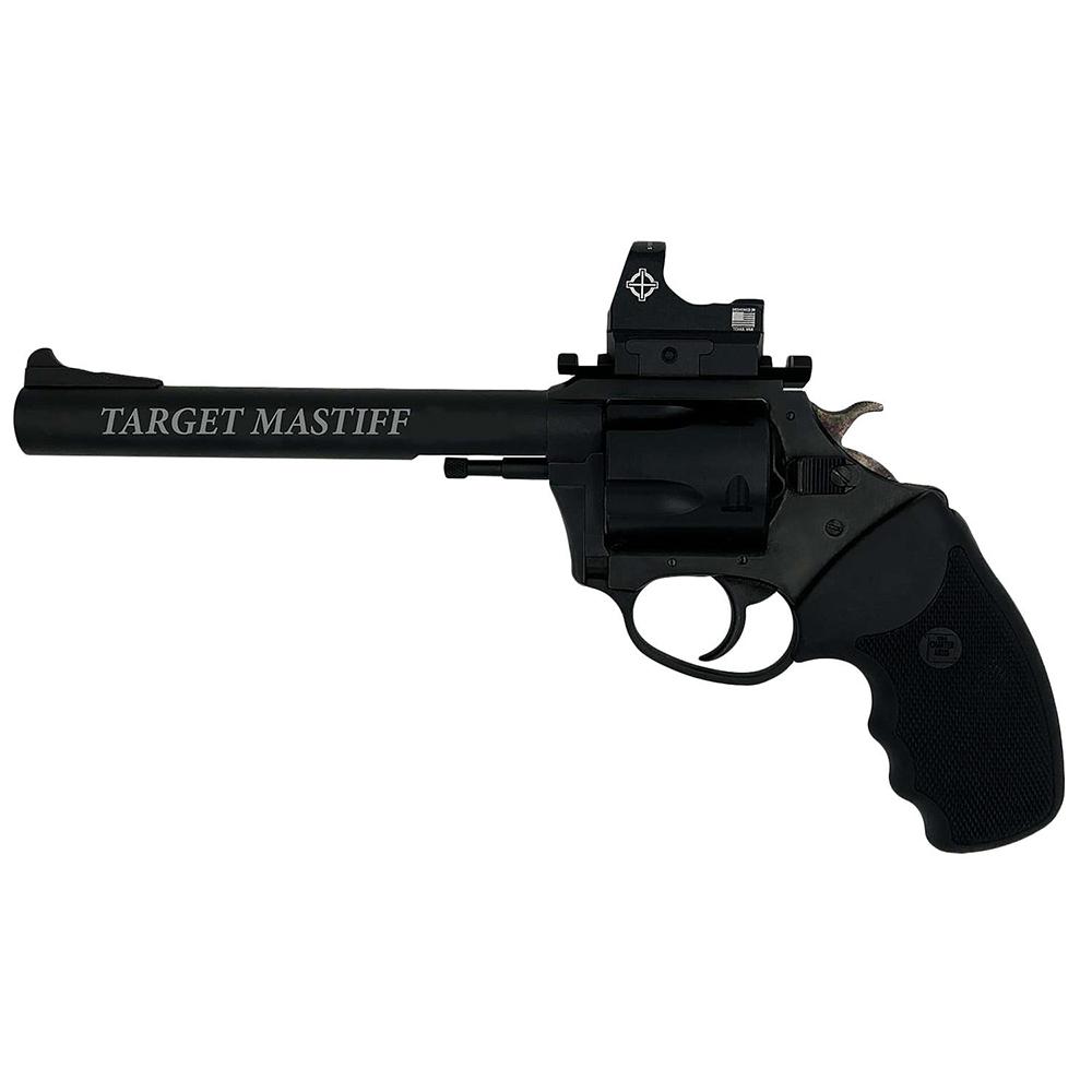 Charter Arms Target Mastiff Handgun 9mm Luger 5rd Magazine 6" Barrel Black with Optic