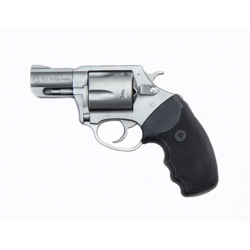 Charter Arms Pitbull Handgun 9mm Luger 5rd Capacity 2.2" Barrel Stainless with Black Grip REFURBISHED