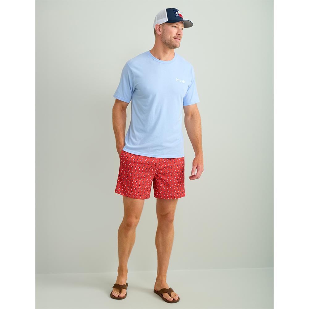 Huk Salute Short Sleeve T-Shirt Windsurfer M