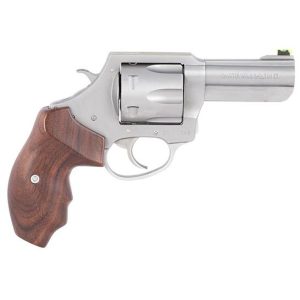 Charter Arms The Professional V Handgun .357 Mag 6rd Capacity 3" Barrel Stainless Steel Frame Wood Grip