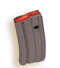ASC AR Family Rifle Magazine Orange Follower .223 Rem Aluminum Grey 20/rd