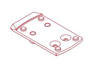 ZRO Delta MODULUS Mounting Plate - SHIELD