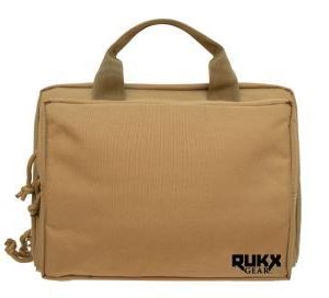 ATI Double Pistol Case Tan Rukx Gear