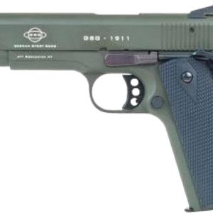 ATI GSG M1911 HGA .22LR 5" BL WOOD GRIP 10RD OD GREEN
