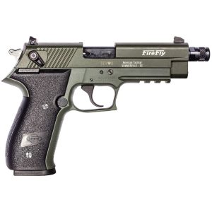 ATI GSG Firefly Handgun .22 LR 13rd Magazine(1) 4.9 Threaded Barrel OD Green Frame