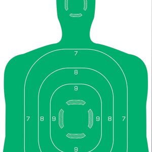 Allen EZ AIM Silhouette 12x18 Target Green- 10/ct