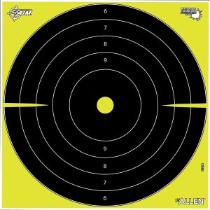 Allen EZ AIM Non-Adhesive Splash Bullseye 12x12- 12/ct