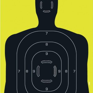 Allen EZ Aim Non-Adhesive Splash Silhoutte 12x18 5/ct