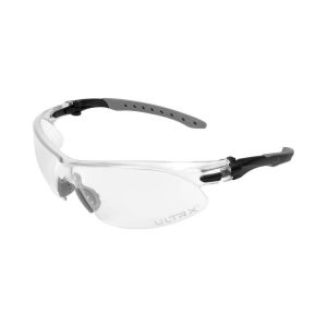Allen ULTRX Keen Safety Glasses Black with Clear Lenses