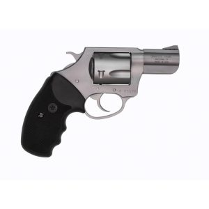 Charter Arms .357 Mag Pug Handgun .357 Mag 5rd Capacity 2.2" Barrel Silver with Full Size Black Grip REFURBISHED