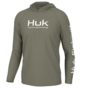 Huk Vented Pursuit Long Sleeve Hoodie Moss 2XL