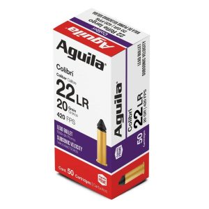 Aguila Colibri Powderless Rimfire Ammunition .22 CB 20 gr 420 fps 50/ct