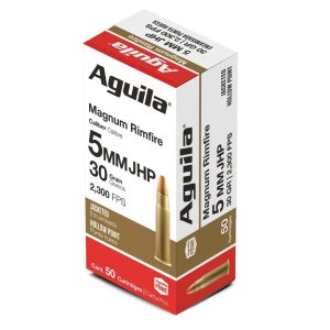 Aguila Remington Rimfire Ammunition 5mm RFM 30 gr JHP 2300 fps 50/ct
