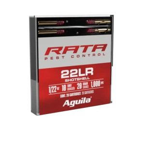 Aguila RATA Rimfire Ammunition .22 LR 20gr #10 1000 fps 20/rd