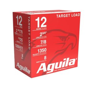 Aguila International Shotshells 12 ga 2-3/4" 7/8 oz 1350 fps #8 25/ct