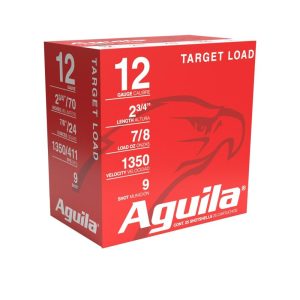 Aguila International Shotshells 12 ga 2-3/4" 7/8 oz 1350 fps #9 25/ct