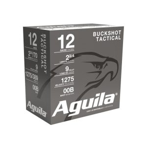 Aguila Field Shotshells 12ga 2-3/4" 9 plts 1275 fps #00 25/ct