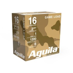 Aguila High Velocity Shotshells 16 ga 2-3/4" 1oz 1200 fps #6 25/ct