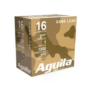 Aguila High Velocity Shotshells 16 ga 2-3/4" 1oz 1200 fps #7.5 25/ct