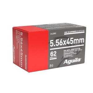 Aguila Rifle Ammunition 5.56mm 62gr FMJBT 3150 fps 50/ct