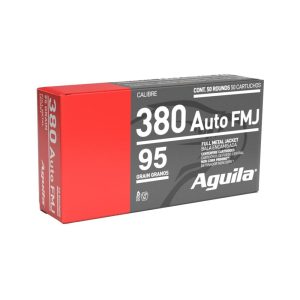Aguila Handgun Ammunition .380 Auto 95 gr. FMJ 945 fps 50/ct