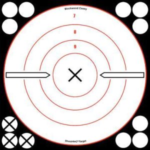 Birchwood Casey Shoot-N-C White/Black Bull's-Eye "X" Targets