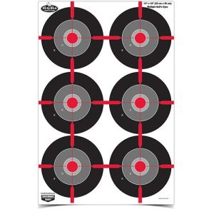 Birchwood Casey Dirty Bird  12" x 18" Multiple Bull's-Eye Target - 8 ct