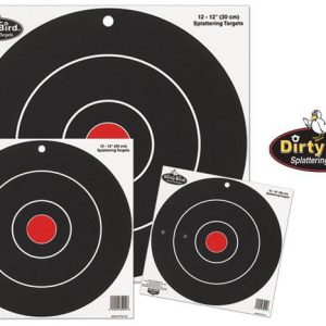 Birchwood Casey Dirty Bird Bull's Eye Targets 8" 25/Pack
