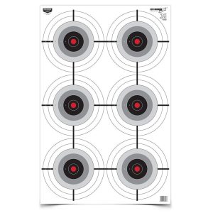 Birchwood Casey Eze-Scorer Multiple Bull's-Eye Paper Target - 23"x35" 5 Pack