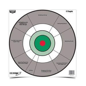 Birchwood Casey EZE-Scorer 12" Handgun Trainer Targets - 13ct
