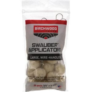 Birchwood Casey Swauber Applicators Poly-Bag 20/ct