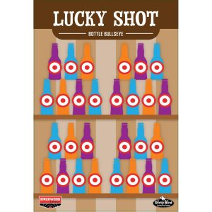Birchwood Casey Dirty Bird "Lucky Shot"  Bottle Target 12"x18" 6/ct
