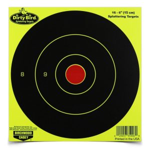 Birchwood Casey Dirty Bird 6" Yellow Bull's Eye Targets 100/ct