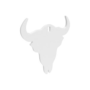 Birchwood Casey AR500 3/8" Steel 1 Hole Animal Silhouette Target - Skull 1/ct