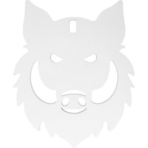 Birchwood Casey AR500 3/8" Steel 1 Hole Animal Silhouette Target Boar's Head 1/ct