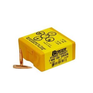 Berger Match Grade Target Bullets 7mm .284" 180 gr Hybrid Target 100/ct