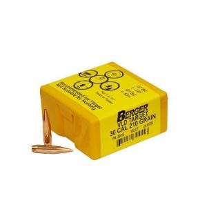 Berger Match Grade Target Bullets .30 cal .308" 210 gr VLD Target 100/ct