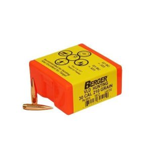 Berger Match Grade Hunting Bullets .30 cal .308" 210 gr VLD Hunter 100/ct