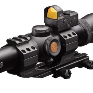 BLEMISHED Burris MTAC Rifle Scope w/FastFire & Mount - 1-4x24mm Ballistic CQ 5.56 Matte