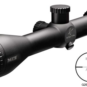 REFURBISHED Burris MTAC Rifle Scope - 4.5x14x42mm PA G2B Mil-Dot Matte
