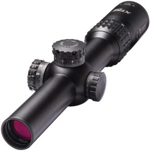 BLEMISHED Burris XTR II Rifle Scope - 1-5x24mm Illum. XTR II Ballistic CQ Mil Reticle Low Mil Knobs Matte