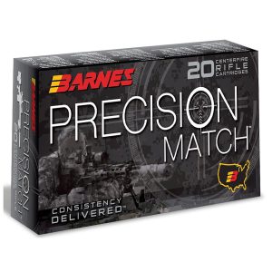 Barnes Precision Match OTM Rifle Ammunition 6mm ARC 105gr OTM 2675 fps 20/ct