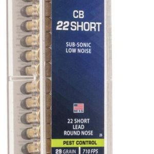 CCI CB Rimfire Ammunition .22 Short 29 gr LRN 710 fps 5000/ct (50-100/ct Boxes)