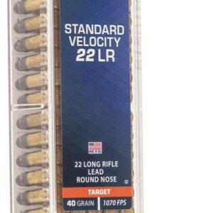 CCI Standard Velocity Rimfire Ammunition .22 LR 40 gr LRN 1070 fps 5000/ct Case (50-100/ct Boxes)