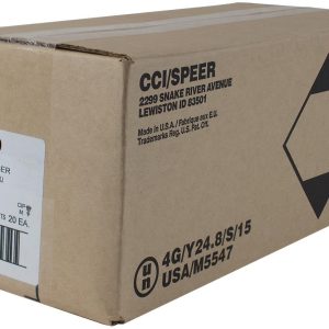 CCI Blazer Brass Handgun Ammunition 9mm Luger 115gr FMJ 1000/ct