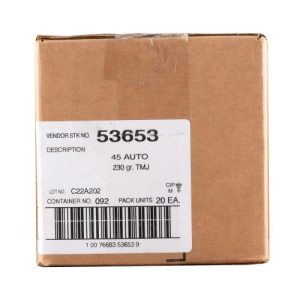 SPEER LAWMAN 45 AUTO 230GR TMJ AMMO 1000RD